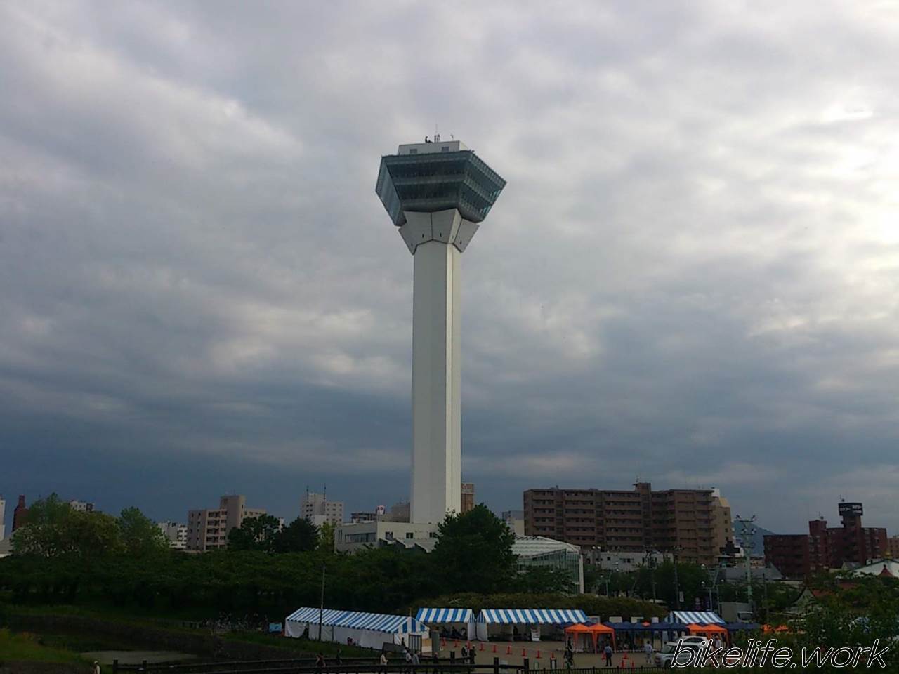 函館市街が見渡せる五稜郭タワー