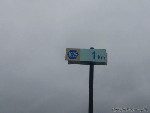 4桁の道道1025号線
