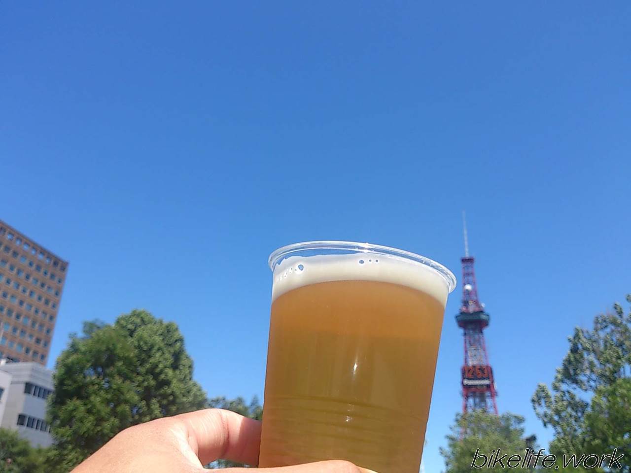北海道ツーリングを思い出しながら飲むビール