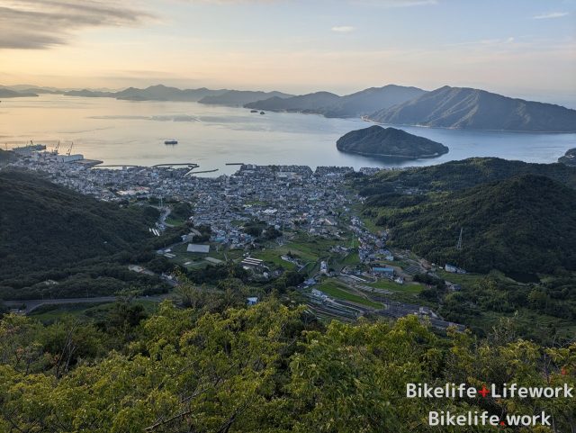 鉢巻山展望台からの眺め