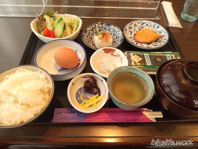 ベイサイドホテル龍宮の和食の朝食