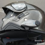 B+COMPLAYを取り付けたヘルメット