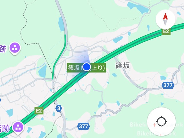 広島を抜けて岡山に入ったばかりのパーキングエリア